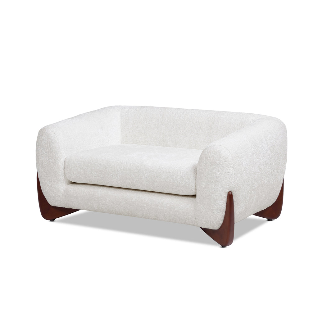 Alpine 36.5" Sherpa Dog Sofa Bed, Medium, Almond