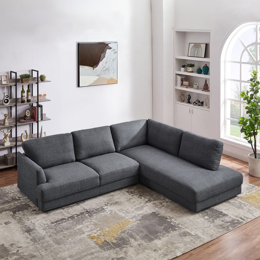 Glander Cozy Sectional Sofa Right Facing