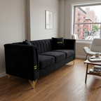 Mosharong 55" Sofa - Luxurious Velvet Seating