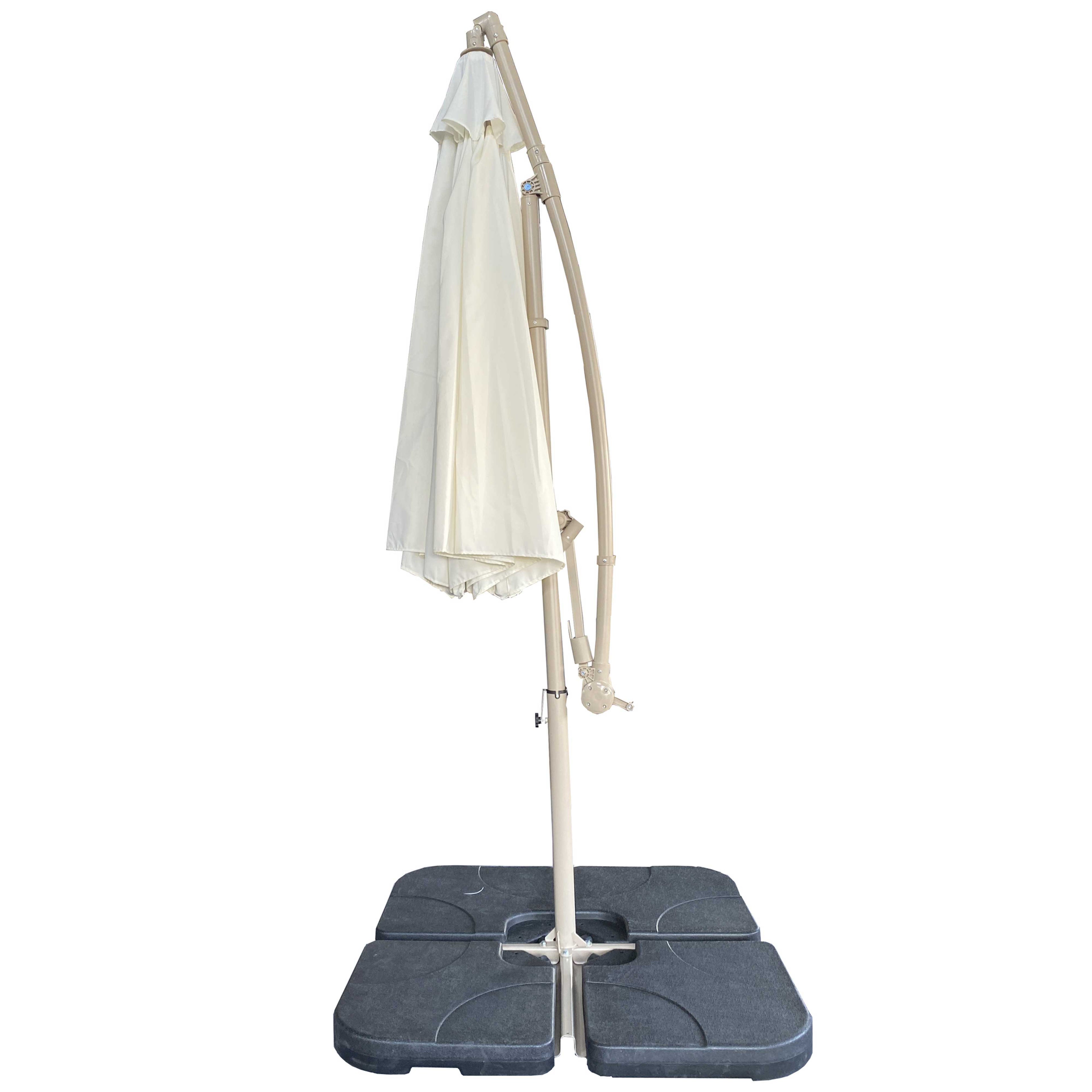 10ft Offset Patio Umbrella - Beige