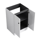 24" Freestanding Bathroom Vanity & 2 Soft-Close Cabinet Doors
