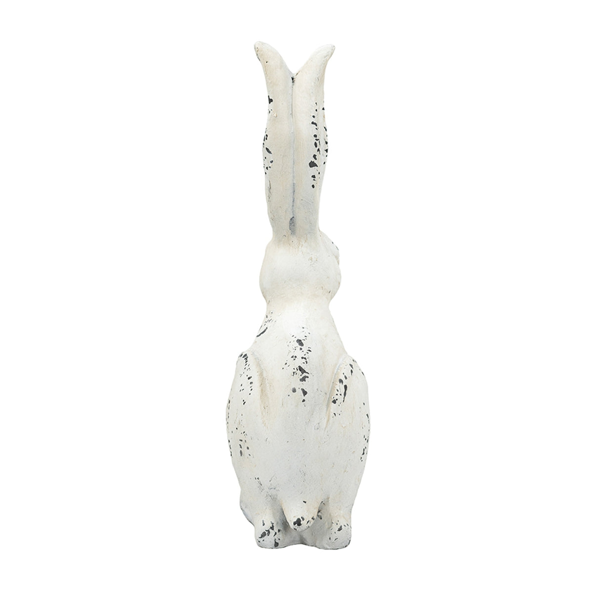 White Rustic Rabbit Figurine, Small, 18.5-Inch