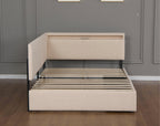 Full Size Upholstered Cloud Bed Frame with Headboard