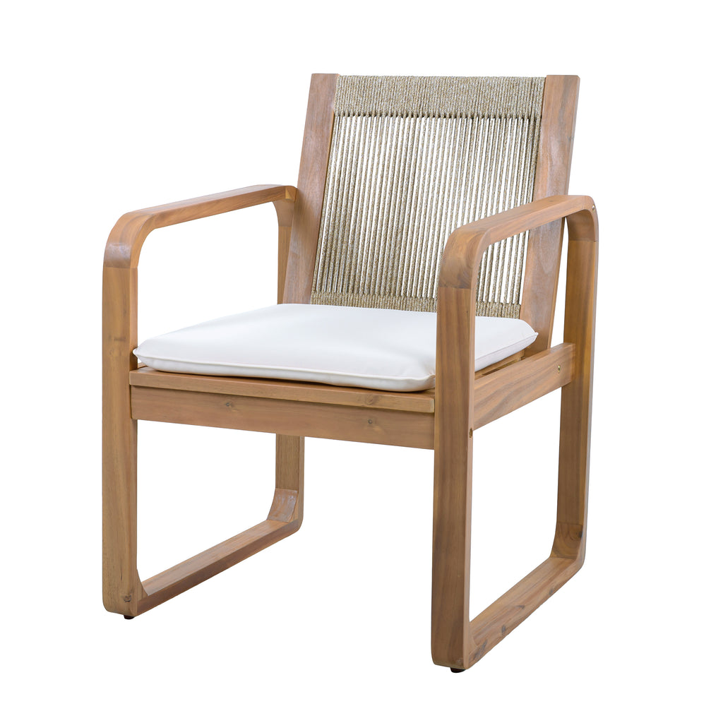 2-Piece Outdoor Dining Chairs Set