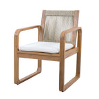 2-Piece Outdoor Dining Chairs Set