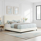 Upholstered Panel Bed - King Size