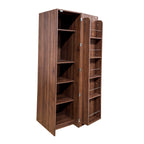 Brown Freestanding Buffet Cabinet with Doors & Shelves
