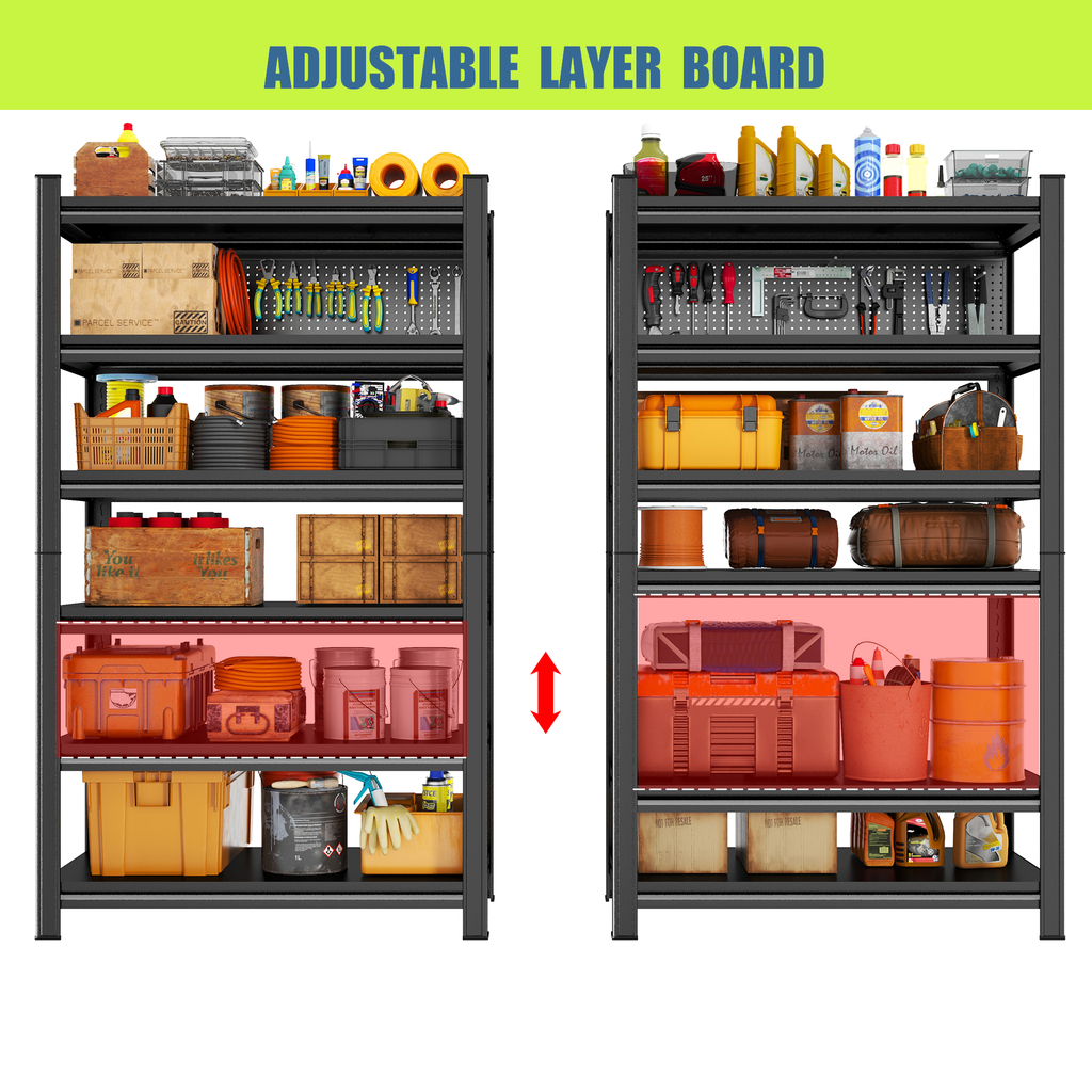 6-Tier Garage Storage Shelving Unit