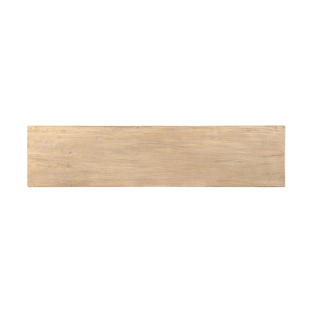 Calder 60" Solid Reclaimed Elm Plinth Console Table
