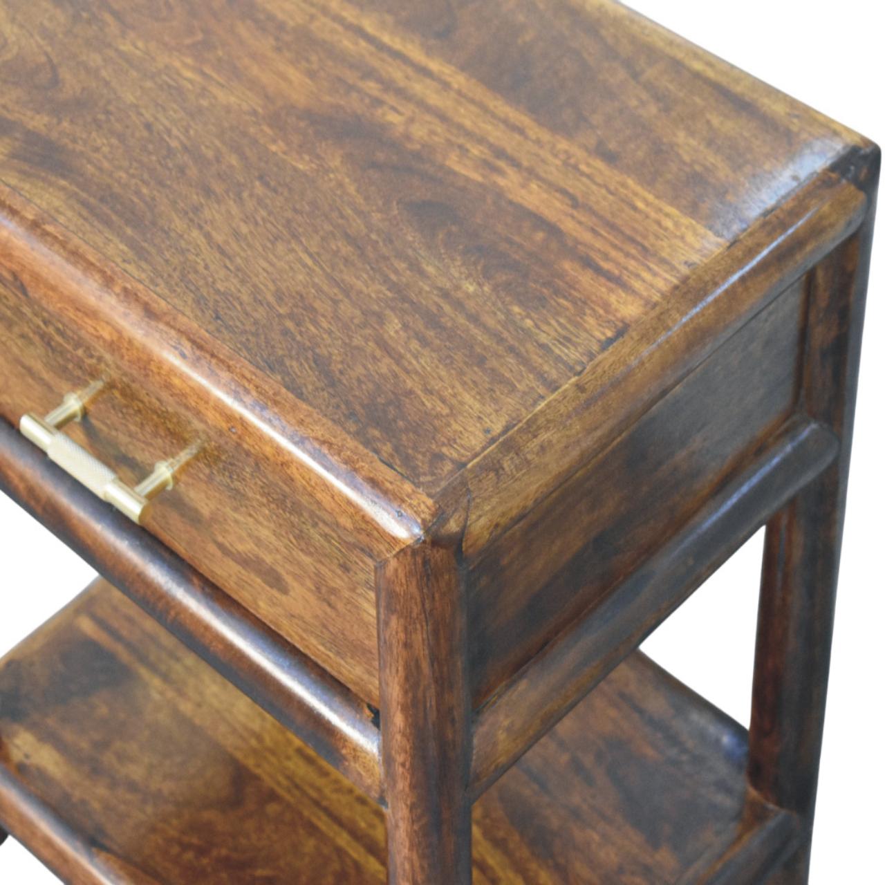 Solid Wood Regency Chestnut Nightstand
