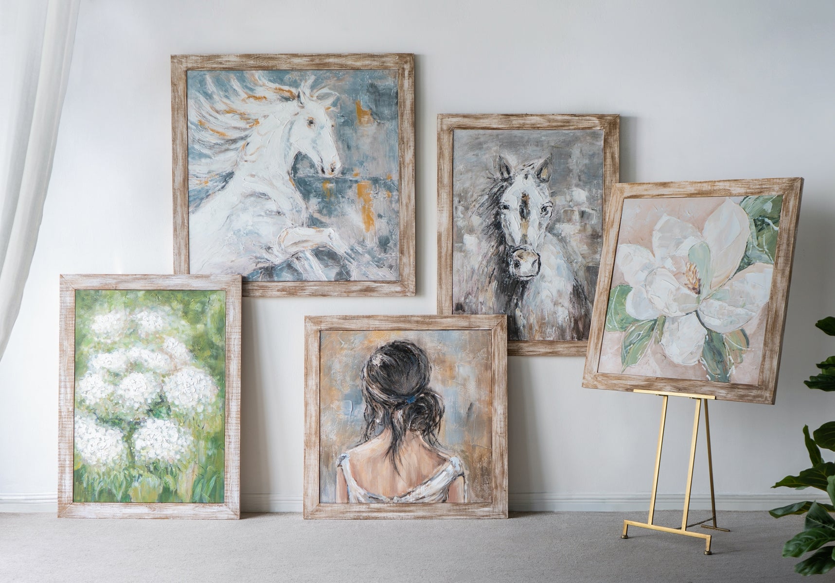 Hand-Painted Horse Artwork