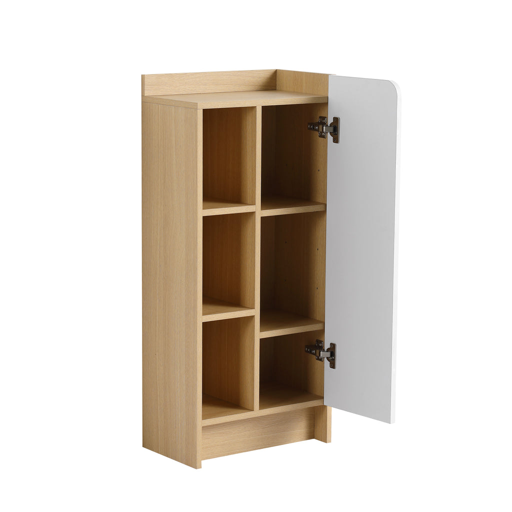 16" Medium Light Bathroom Storage