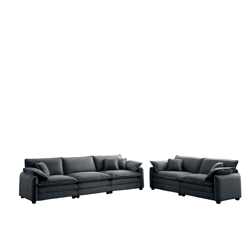 Family Sofa Set Deep Seat Sofa, Warm Sofa for Home Cinema and Living Room