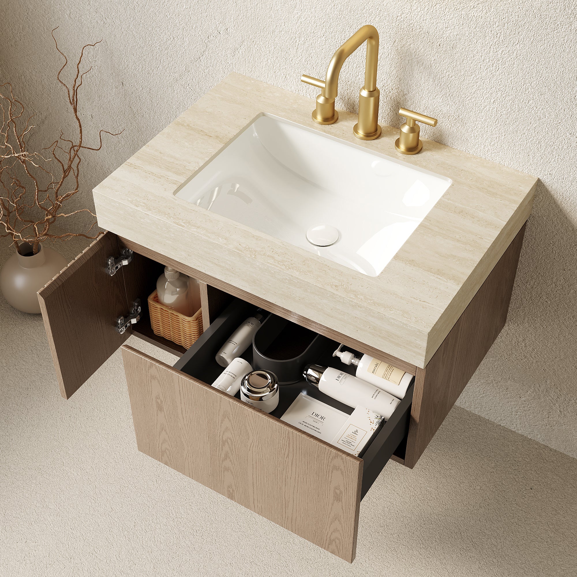 MURI 30" Bathroom Vanity & Sink