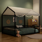 Full Size Montessori Style Metal Floor Bed Frame
