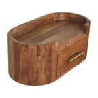 Solid Wood Valencia Curve Wall Bedside