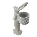 Tall Decorative Rabbit Planter