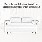 54-Inch Velvet Sofa Bed with Dual Purpose - Stylish & Functional