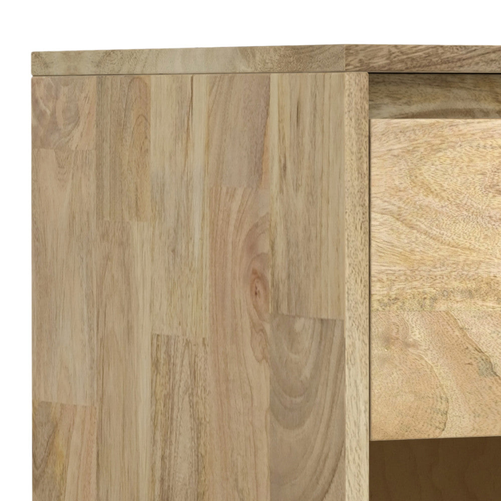 Hunter Solid Mango Wood Nightstand in Refined