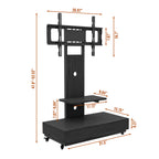 TV Stand with Push-Pull Drawer for Living Room, Bedroom, Offices