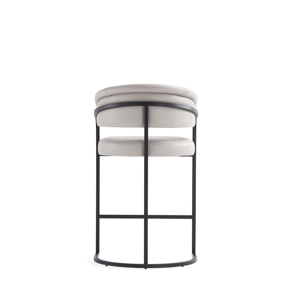 Augusta Metal Upholstered Counter Stool