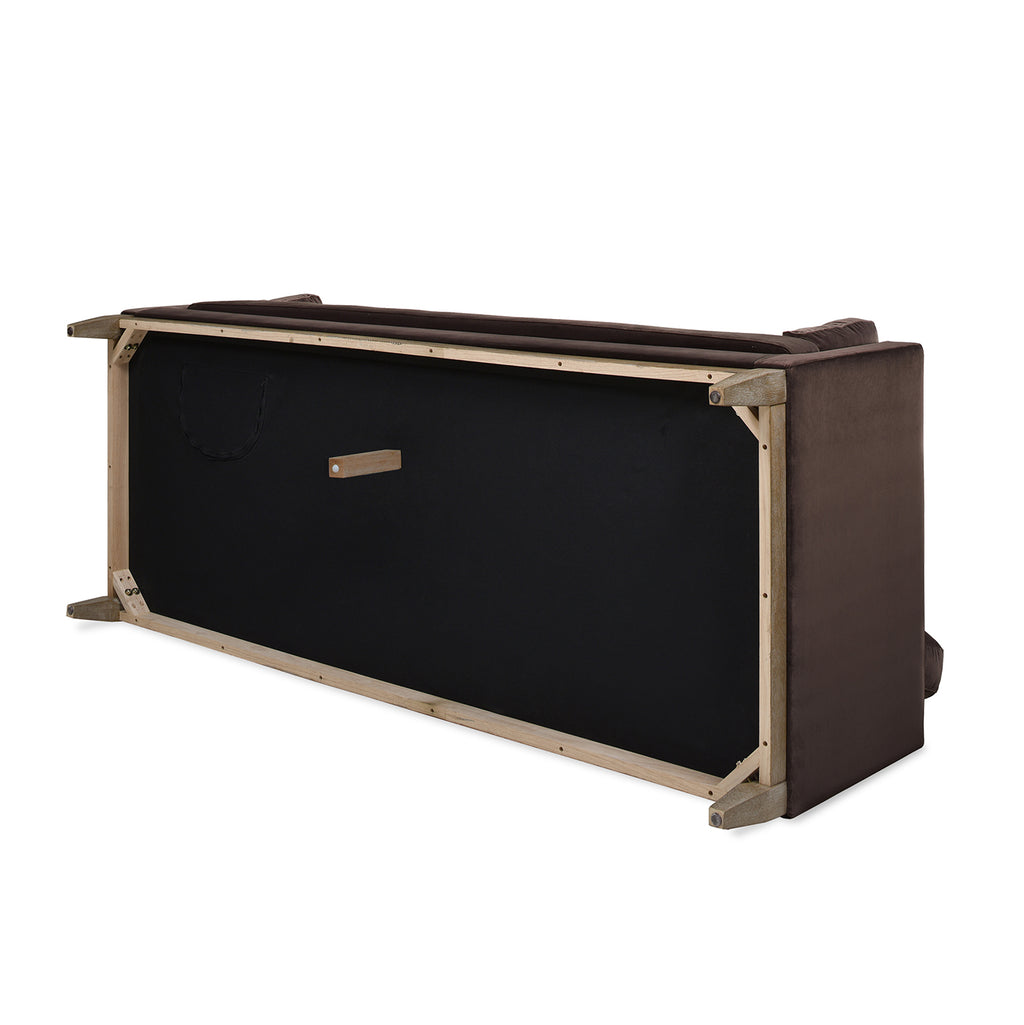 Knox 84" Modern Farmhouse Sofa, Deep