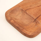 Handcrafted Acacia Wood Cutting Board with Built-In Handle