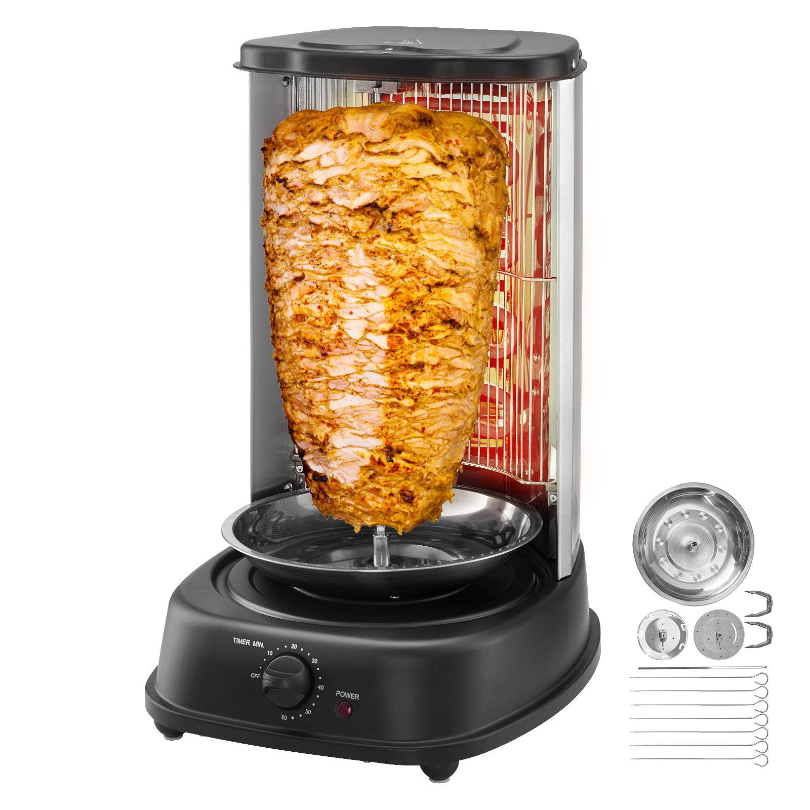 Stainless Steel Shawarma Grill Machine