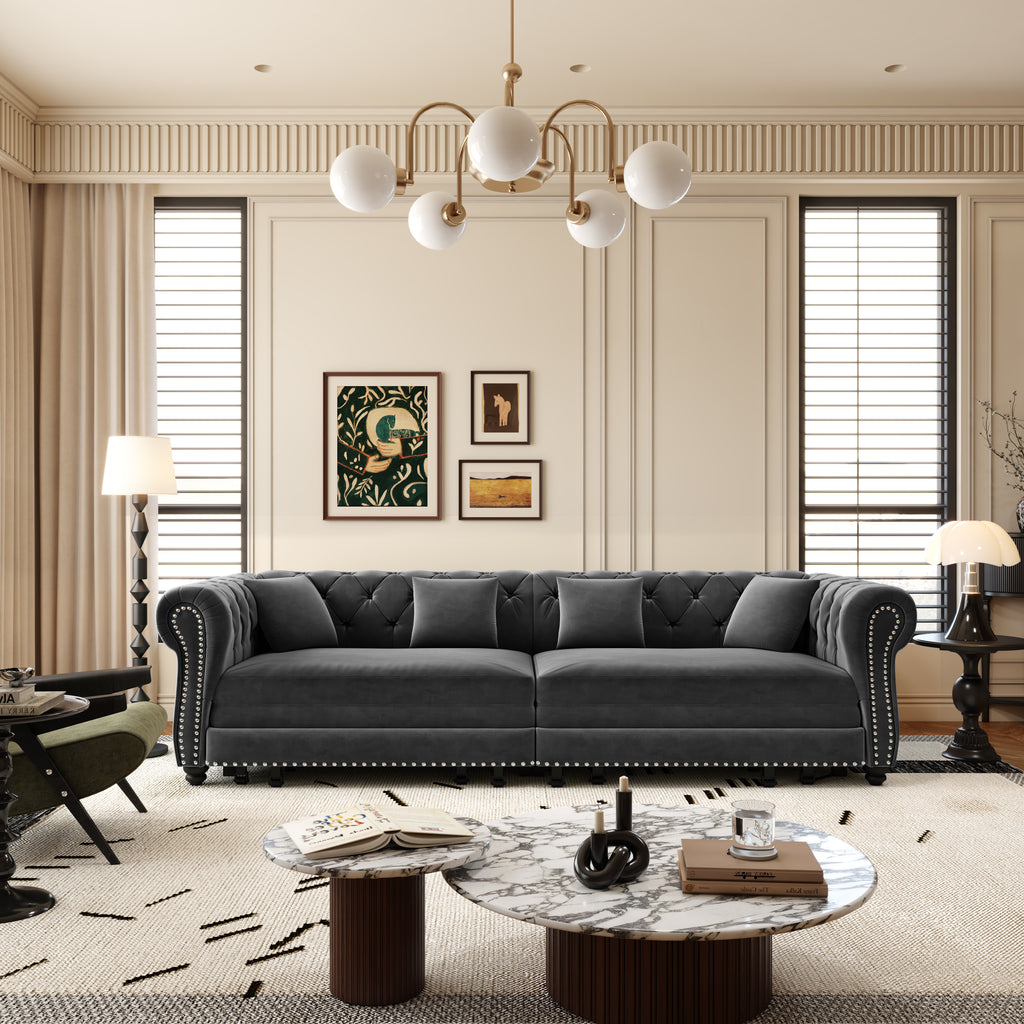 Chesterfield 3-in-1 Pull-Out Sofa Bed