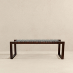 Christina Mid-Century Modern Bench