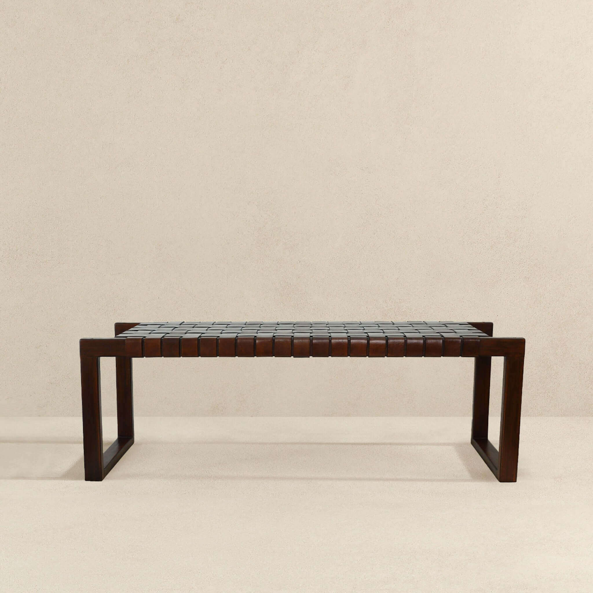 Christina Mid-Century Modern Bench