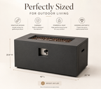 42-Inch Outdoor Fire Pit Table