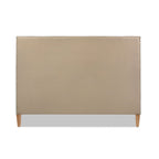 Haley Upholstered Cane-Back Platform Bed, Queen
