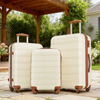 3 Piece Hardside Spinner Suitcase Set with TSA Lock