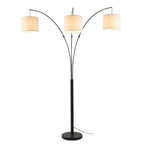 Royal 3-Arm Metal Arc Floor Lamp