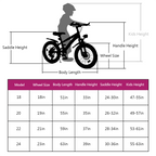 24 Inch Kids Mountain Bike for Boys & Girls Ages 7-12
