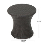 19" Kono Hourglass Table (No Glass Top)