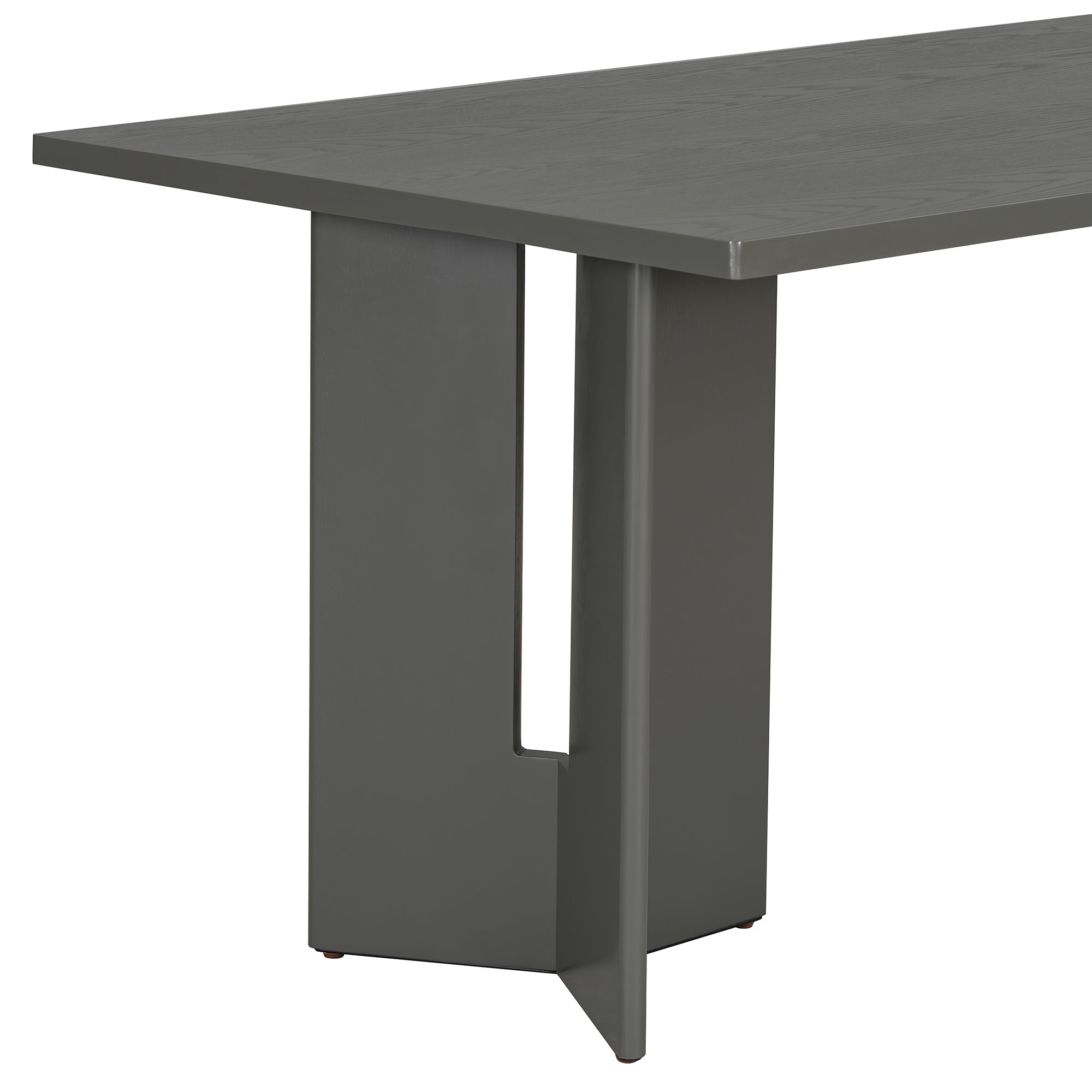 TREXM Farmhouse Wood Dining Table Set for 6