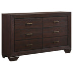 Oatfield Dark Cocoa 5-Piece Eastern King Bedroom Set