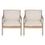 Outdoor Acacia Wood Armchair, Set of 2