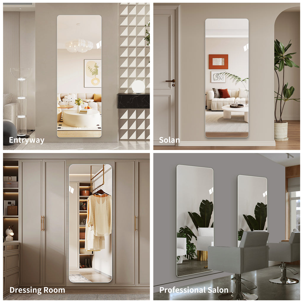 65"x 24" Full Body Round Corner Mirror