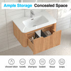 30" Modern Floating Bathroom Vanity