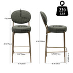 29'' H Upholstered Bar Stools Set of 2