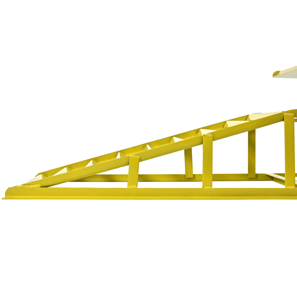 5-Ton Hydraulic Car Lift Ramps, 45-Inch, Yellow, 2-Pack