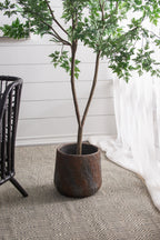 Cement Planter - 12.6" x 12.6" x 11.8"