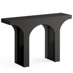 47-Inch Modern Black Console Table