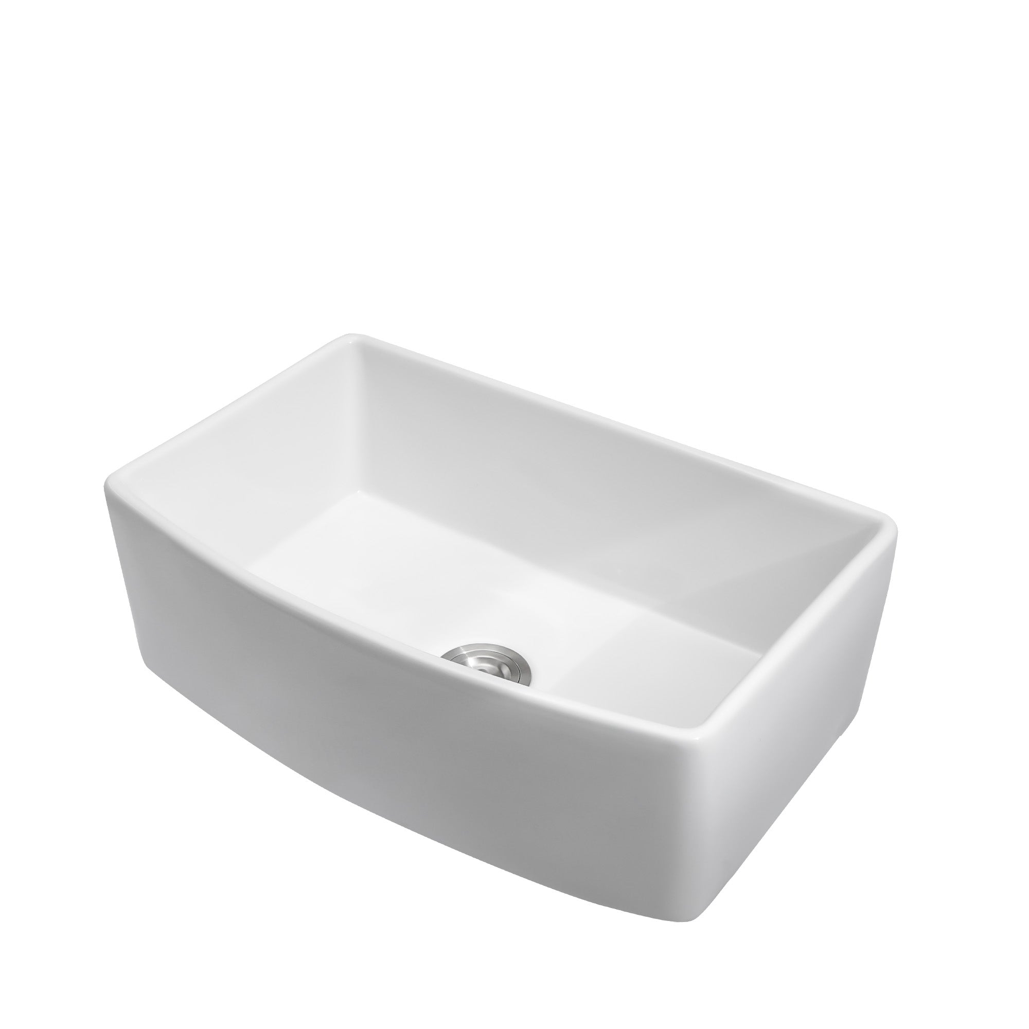 White Farmhouse Sink - 33 x 19 x 10 Inch