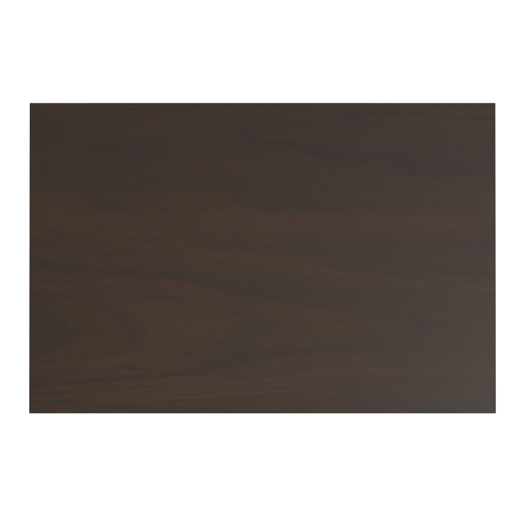 Warm Shaker Solid Wood Nightstand in Brunette