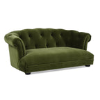 Kiki 36.5" Chesterfield Dog Sofa Bed, Medium, Olive