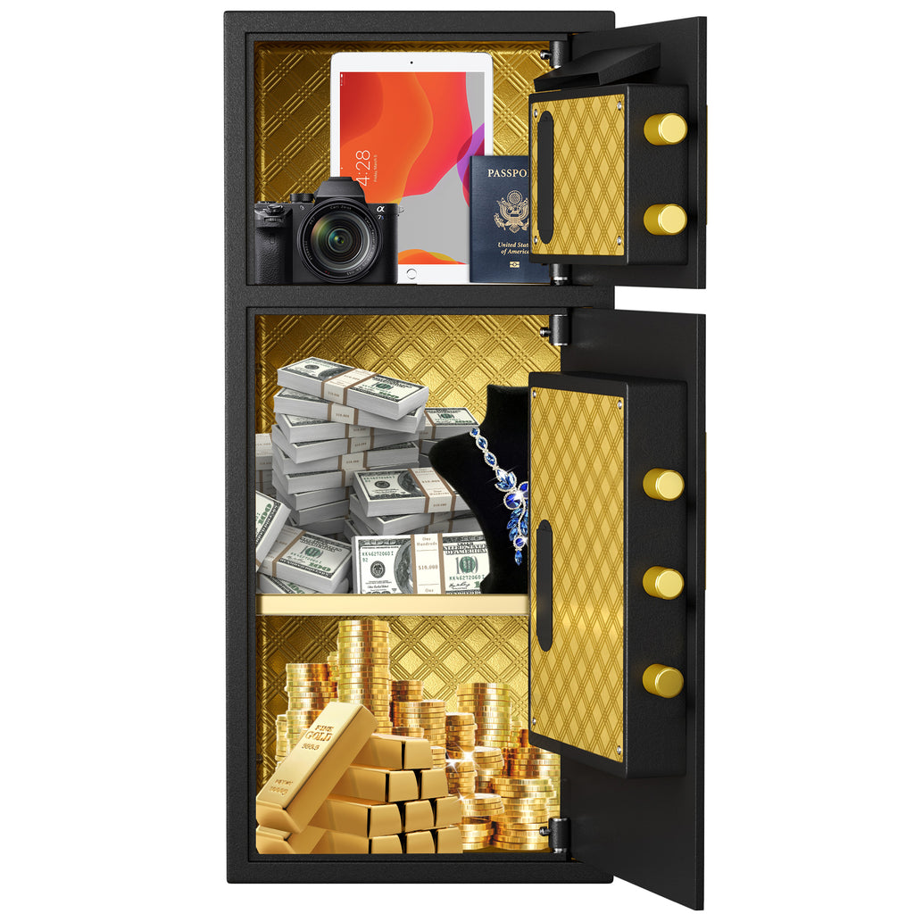 Large Double-Door Coin-Operated Safe